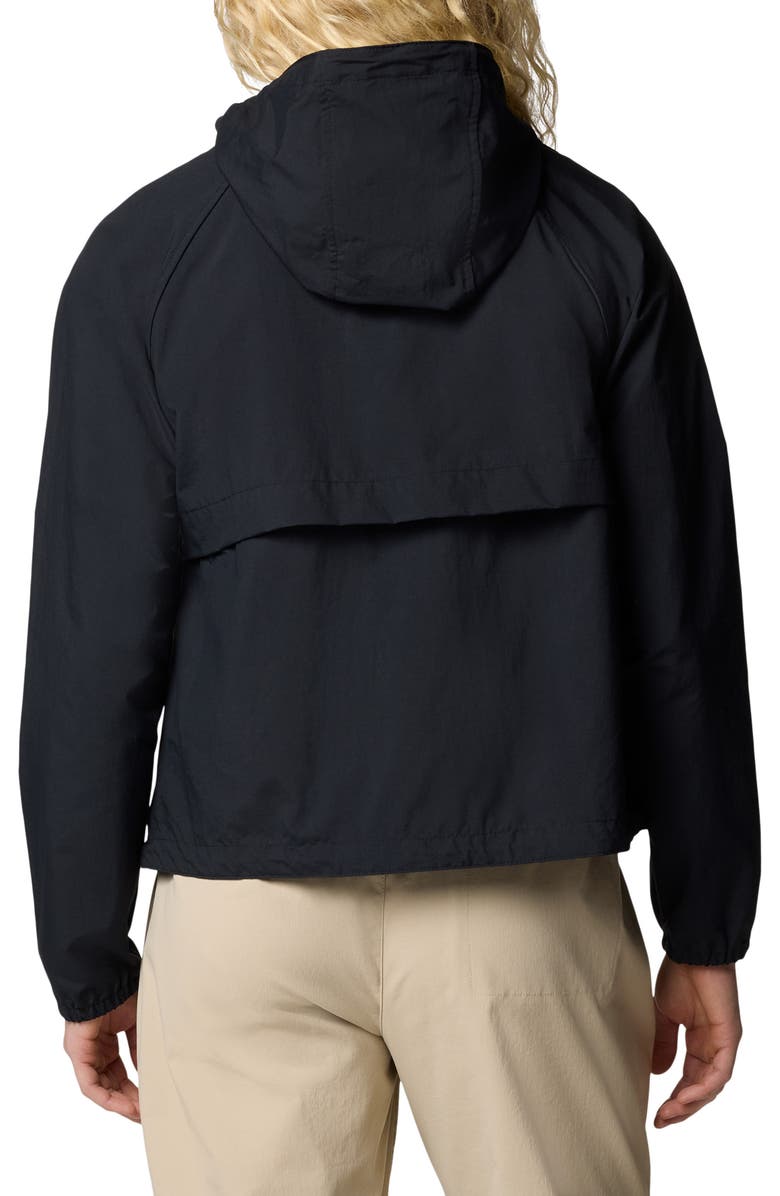 Columbia Spire Valley Water Repellent Windbreaker, Alternate, color, Black