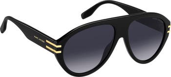 58mm Gradient Pilot Sunglasses