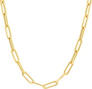 Hollywood Sensation Paperclip Link Necklace Effortless Glamour for Any Occasion
