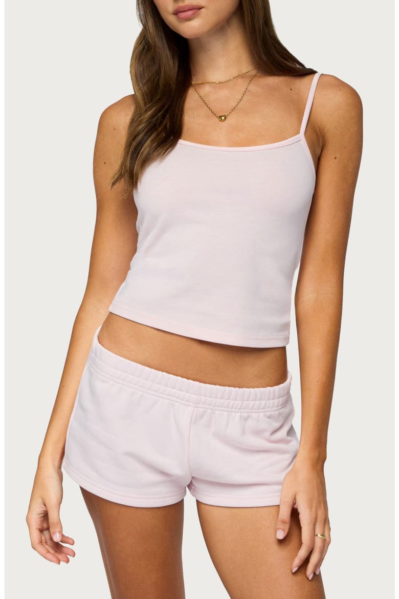 Cataleya Stretch Cotton Camisole, Main, color, LIGHT-PINK