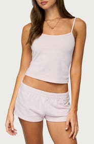 EDIKTED Cataleya Stretch Cotton Camisole