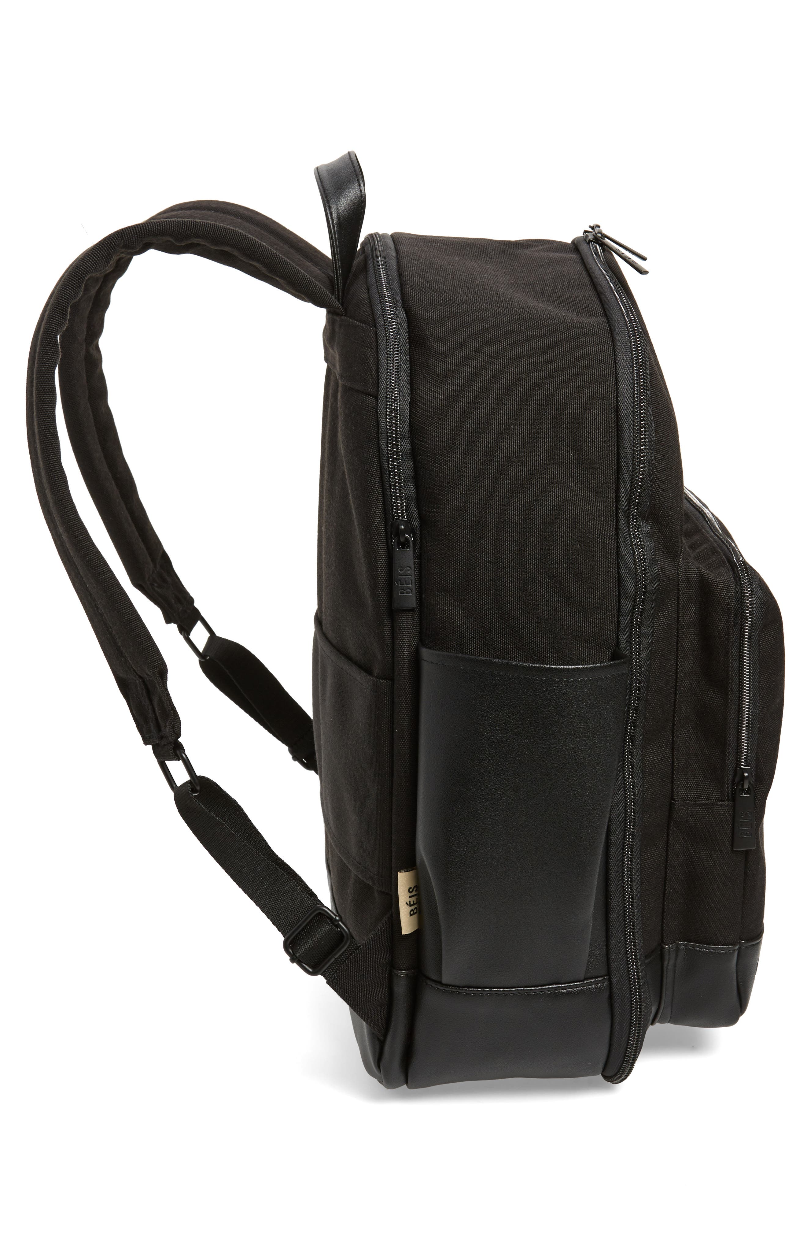 The Travel Backpack, Alternate, color, BLACK