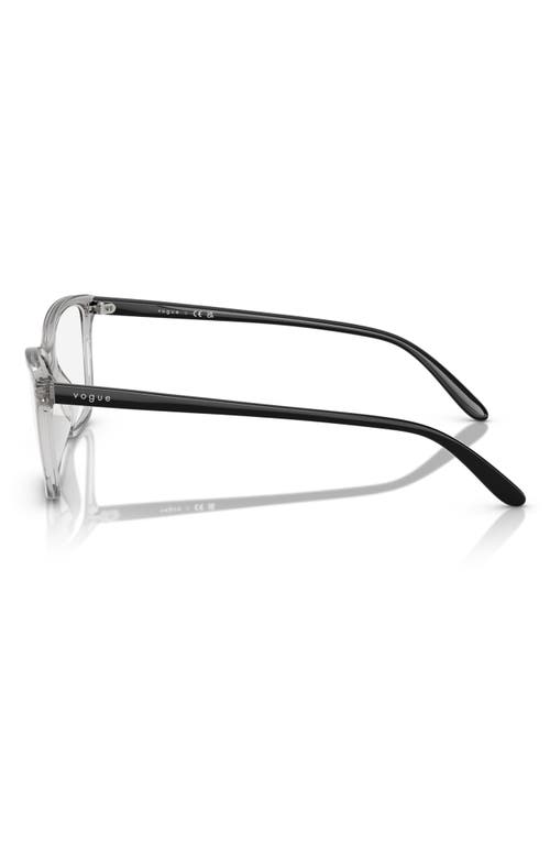 Vogue 54mm Butterfly Optical Glasses In Transparent Grey