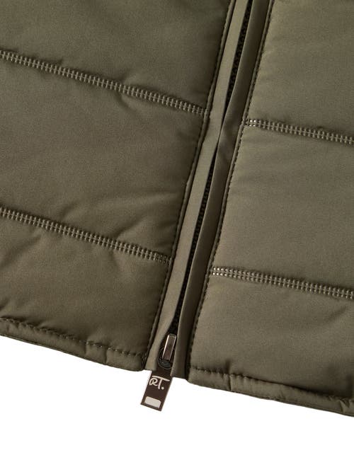 Robert Talbott Driver Quilted Vest In Green