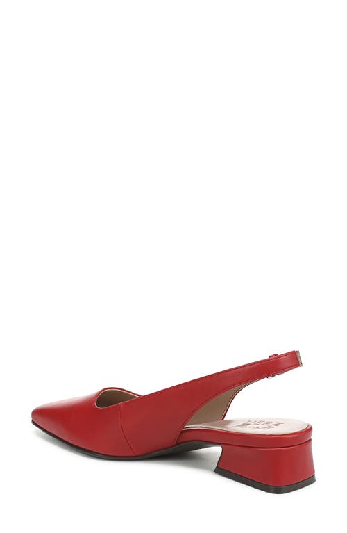 Naturalizer Ginger Slingback Pump In Red