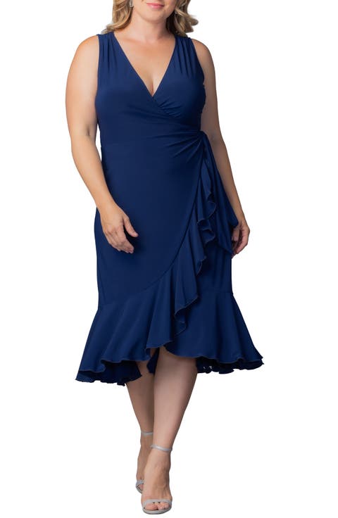 Laguna Sleeveless Wrap Dress (Plus)