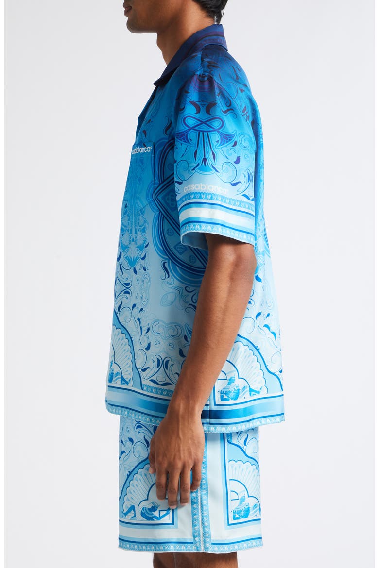 Egyptian Rug Silk Camp Shirt, Alternate, color, SILK TWILL