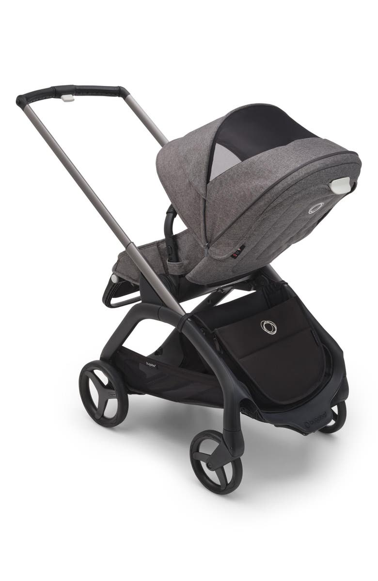 Bugaboo Dragonfly Seat Stroller, Alternate, color, Graphite/Grey Melange