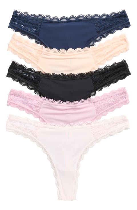 5-Pack Ella Thongs