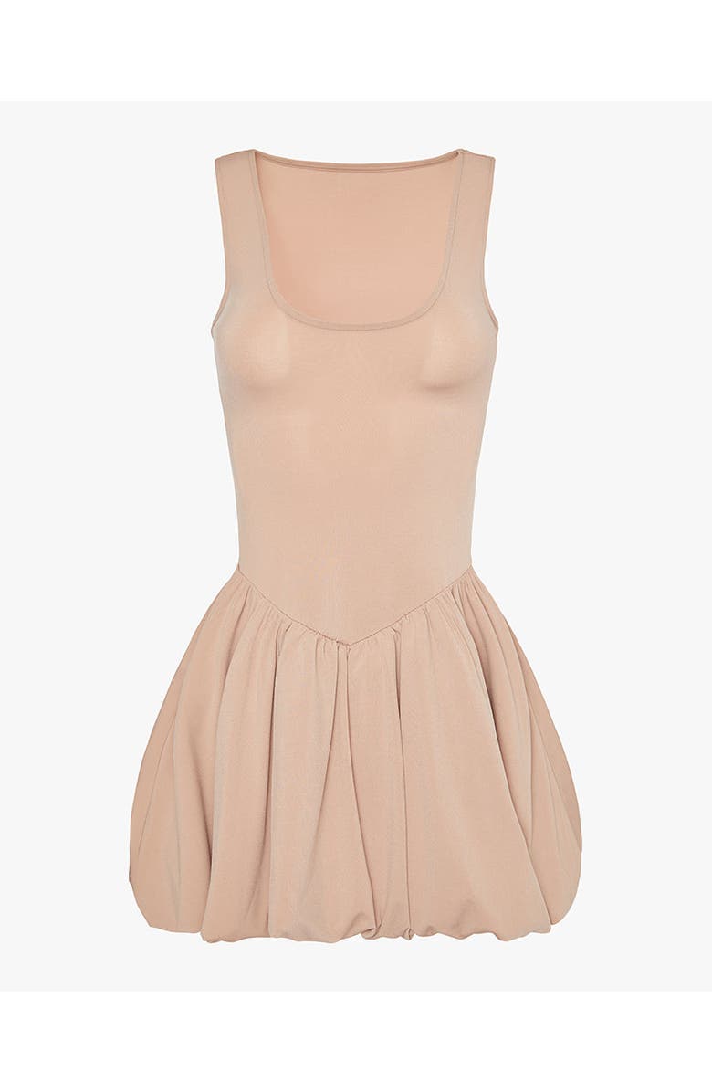 WeWoreWhat Deep V Waist Bubble Dress, Alternate, color, Rose Dust