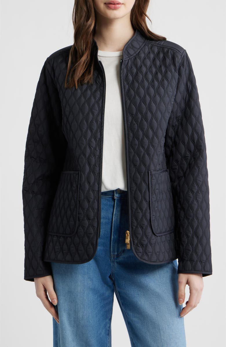 Ilse Jacobsen Ally 07 Quilted Jacket, Alternate, color, Dark Indigo