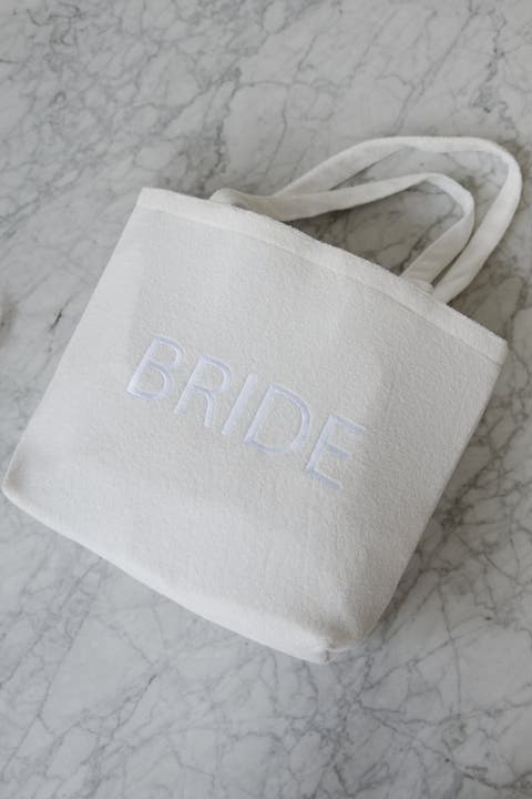 Wedding Day Terry Tote