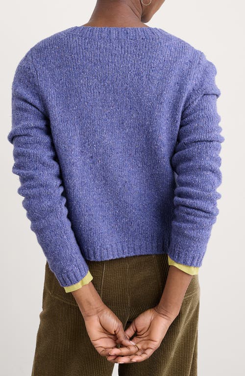 Seasalt Cornwall Dawson Pick Merino Wool Blend Cardigan In Blue