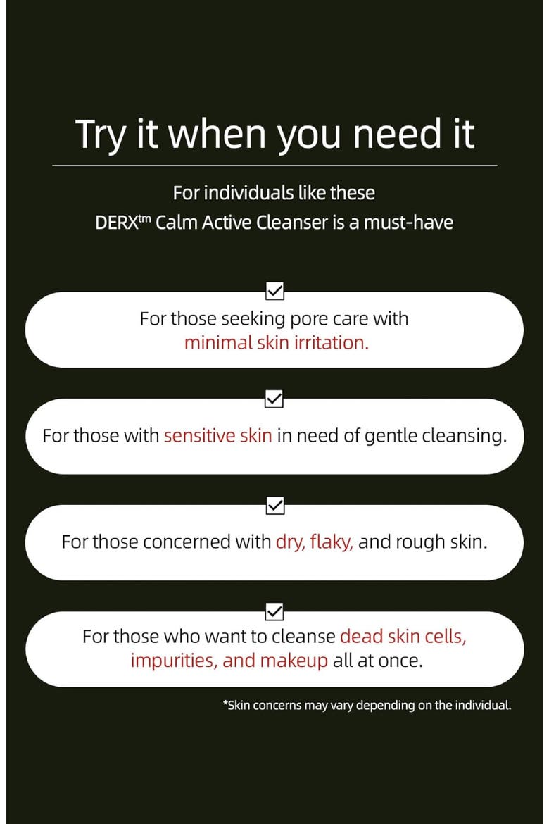 DERX™ Calm Active Cleanser, Alternate, color, NO COLOR