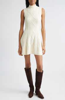 STAUD Charade Wool Blend Sweater Dress