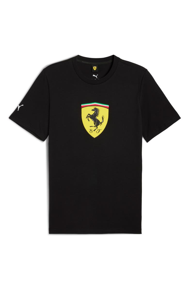 PUMA x Ferrari Sportswear Shield Graphic T-Shirt, Alternate, color, Puma Black