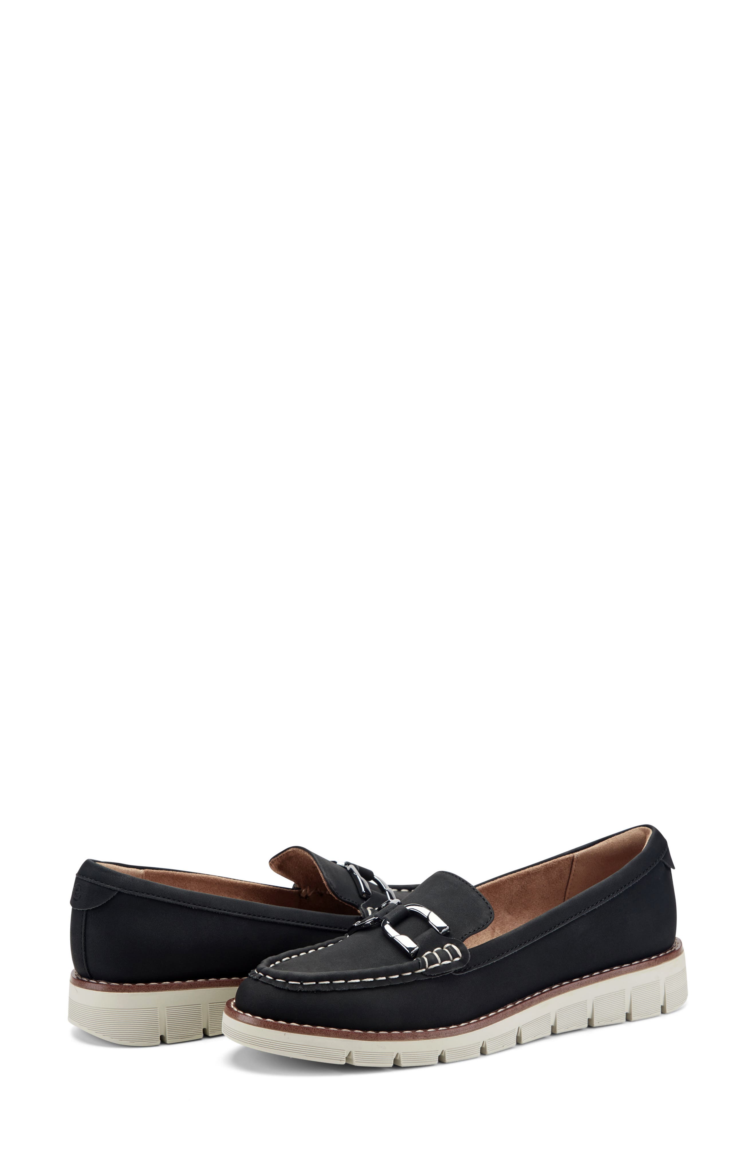 Easy Spirit Valerian Bit Loafer, Alternate, color, Black