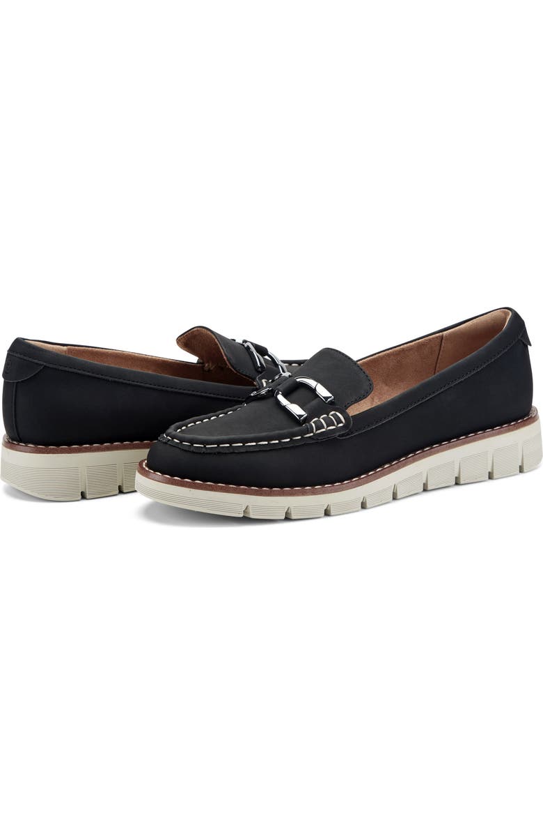 Easy Spirit Valerian Bit Loafer, Alternate, color, Black