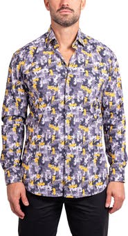 Maceoo Fibonacci Ascension Contemporary Fit Button-Up Shirt