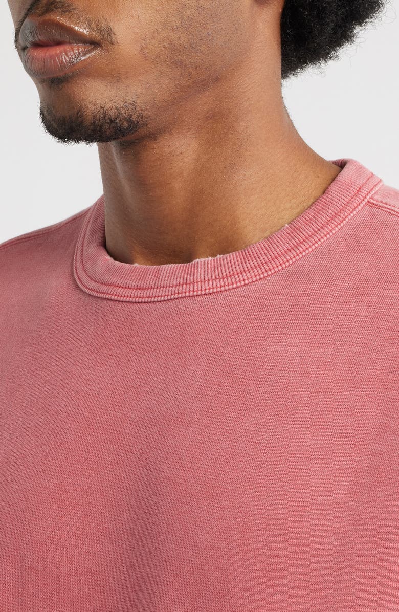 Carhartt Work In Progress Torion Distressed Sweatshirt, Alternate, color, Marsala (Grind Wash)