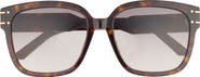 DIOR 'DiorSignature S7F 58mm Square Sunglasses