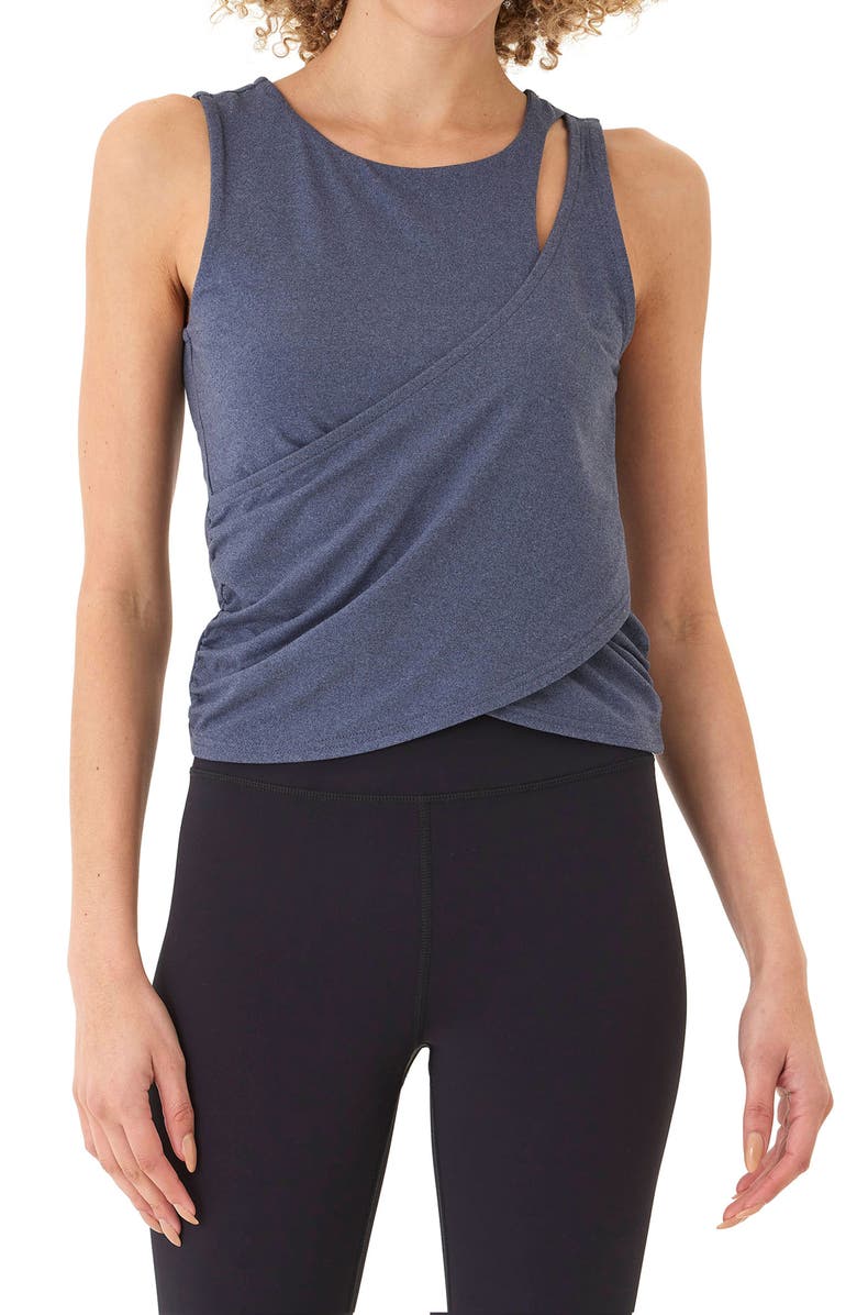 Threads 4 Thought Cynthia Cutout Surplice Tank, Main, color, 