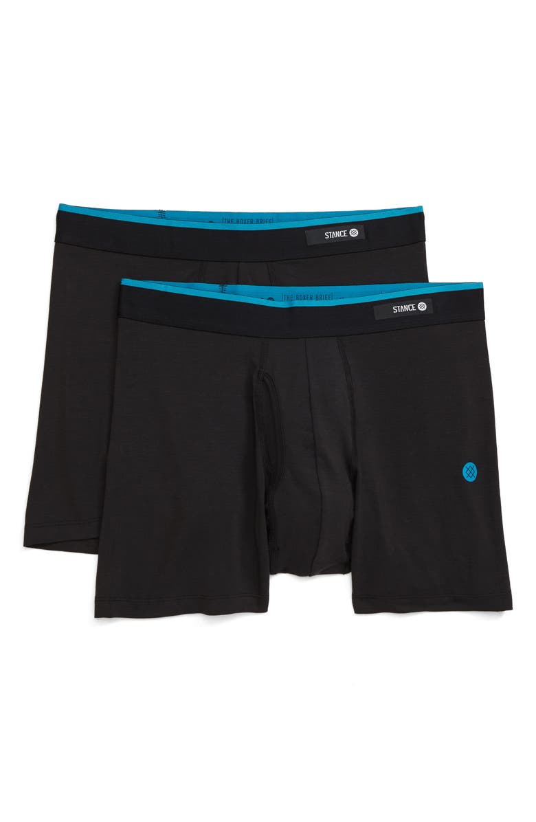 Stance Staple 17 – Boxer Uomo, Vestibilità Moderna, Struttura A Doppio Strato, Tessuto Butter Blend, Cuciture Feather-Seam. Cavallo Lungo 15,5 Cm. Comfort E Supporto Tutto Il Giorno.