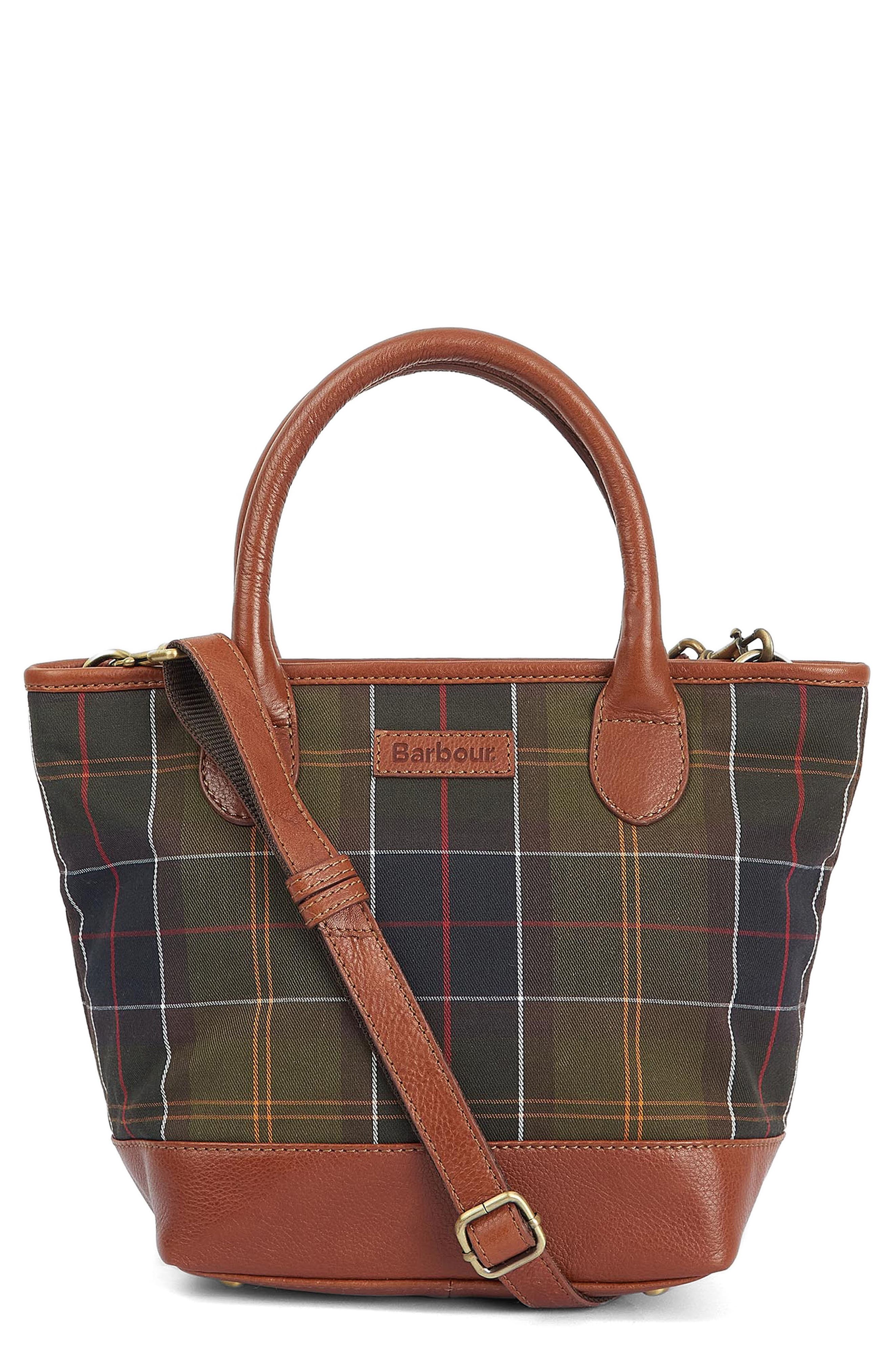 Barbour Katrine Tartan Tote, Main, color, 