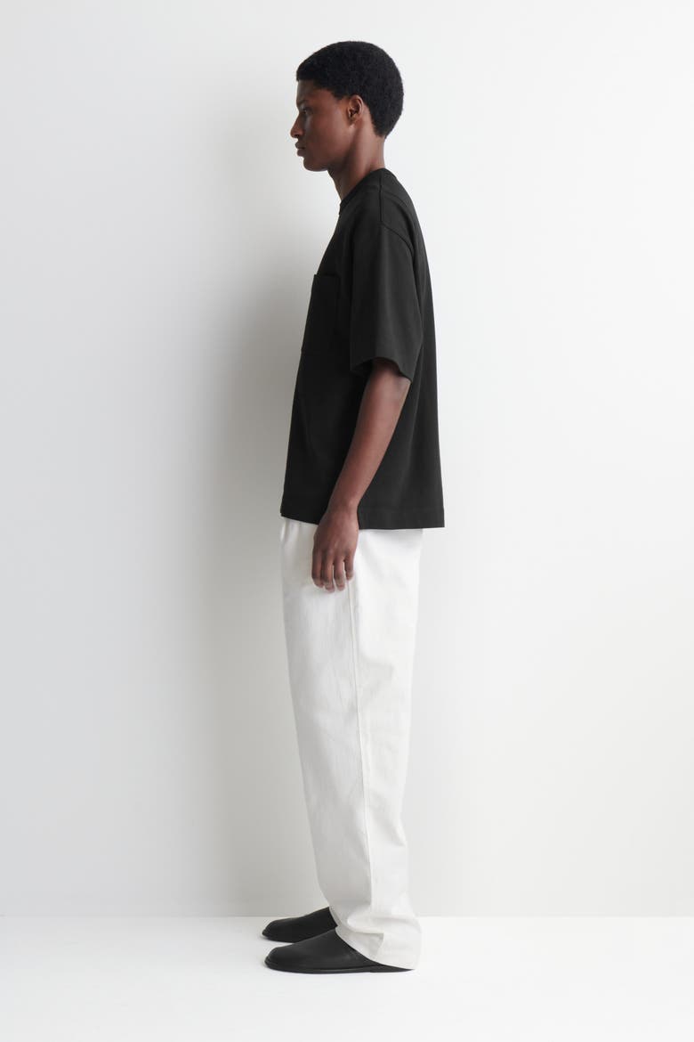 Oversized Heavyweight T-Shirt, Alternate, color, BLACK