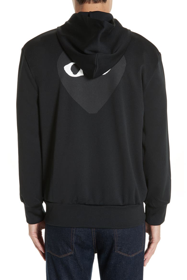Big Black Heart Zip Hoodie (Men) | Nordstrom