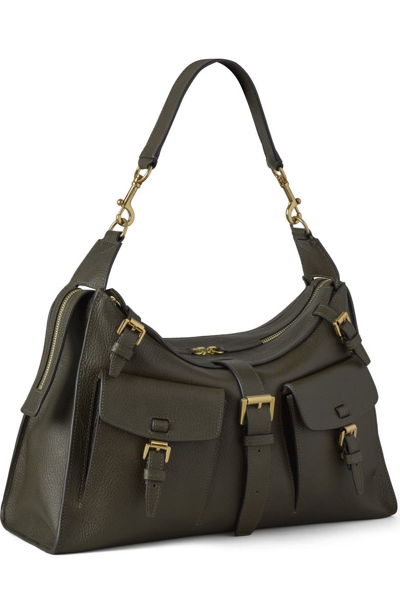 Mulberry Roxanne Revived Grained Leather Shoulder Bag, Alternate, color,