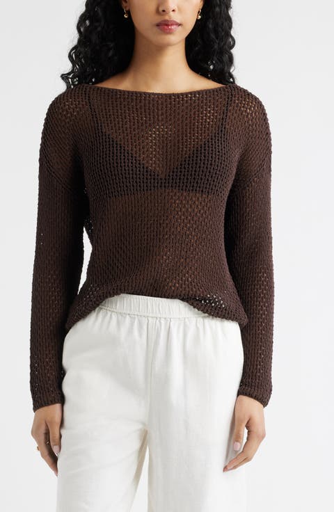 Open Stitch Sweater