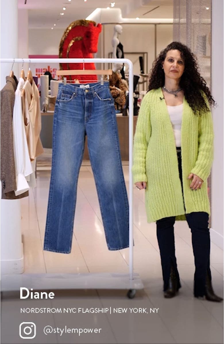 The Agnes High Wait Rigid Bootcut Jeans, sales video thumbnail