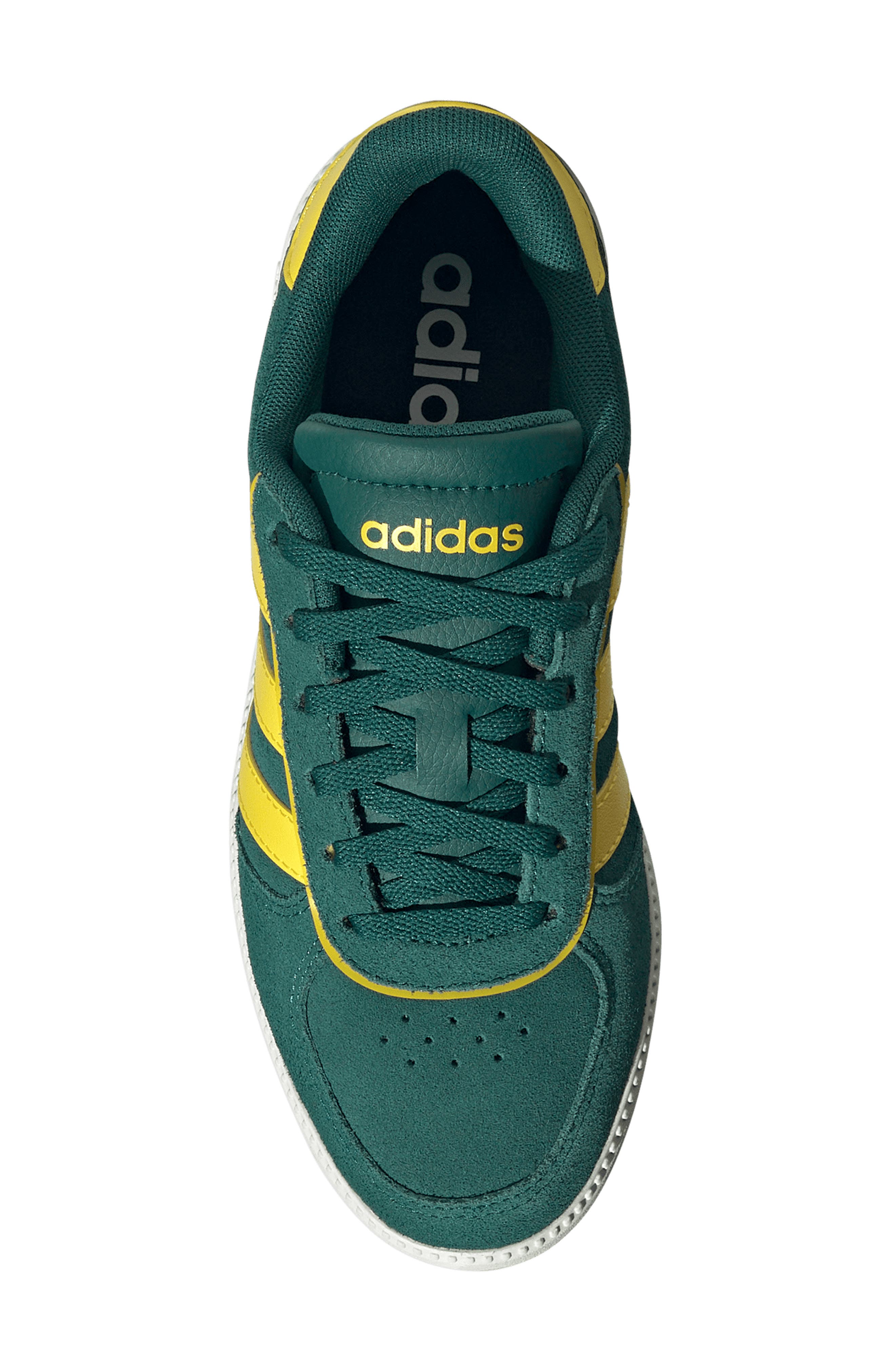 adidas Kids' Breaknet Sleek Sneaker, Alternate, color, Green/ Yellow/ Off White