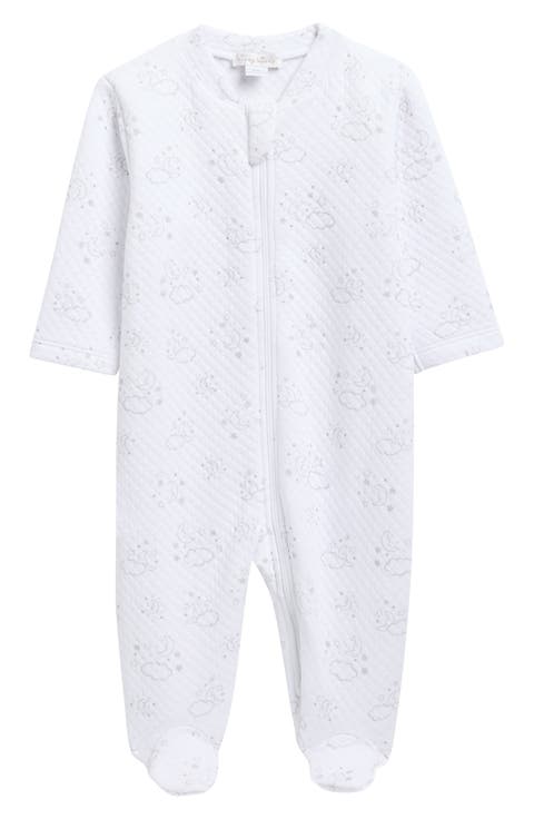 Jacquard Zip Pima Cotton Footie (Baby)