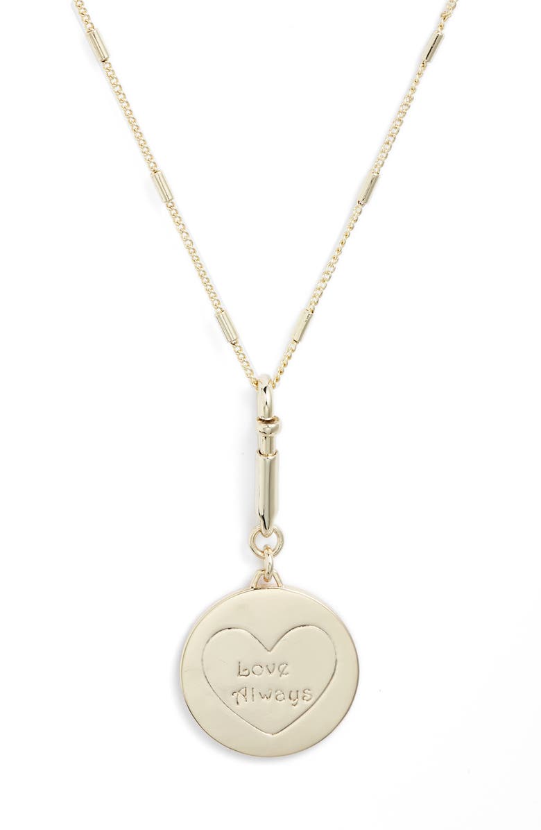 Nordstrom Reversible Love Token Necklace, Alternate, color, 