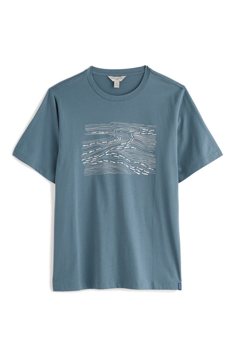 Midwatch Graphic Organic Cotton T-Shirt, Alternate, color, ESTUARY FISH BLUE SLATE