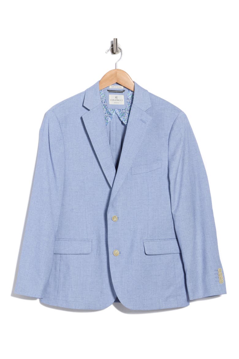 Lino Two-Button Sport Coat, Alternate, color, BLUE