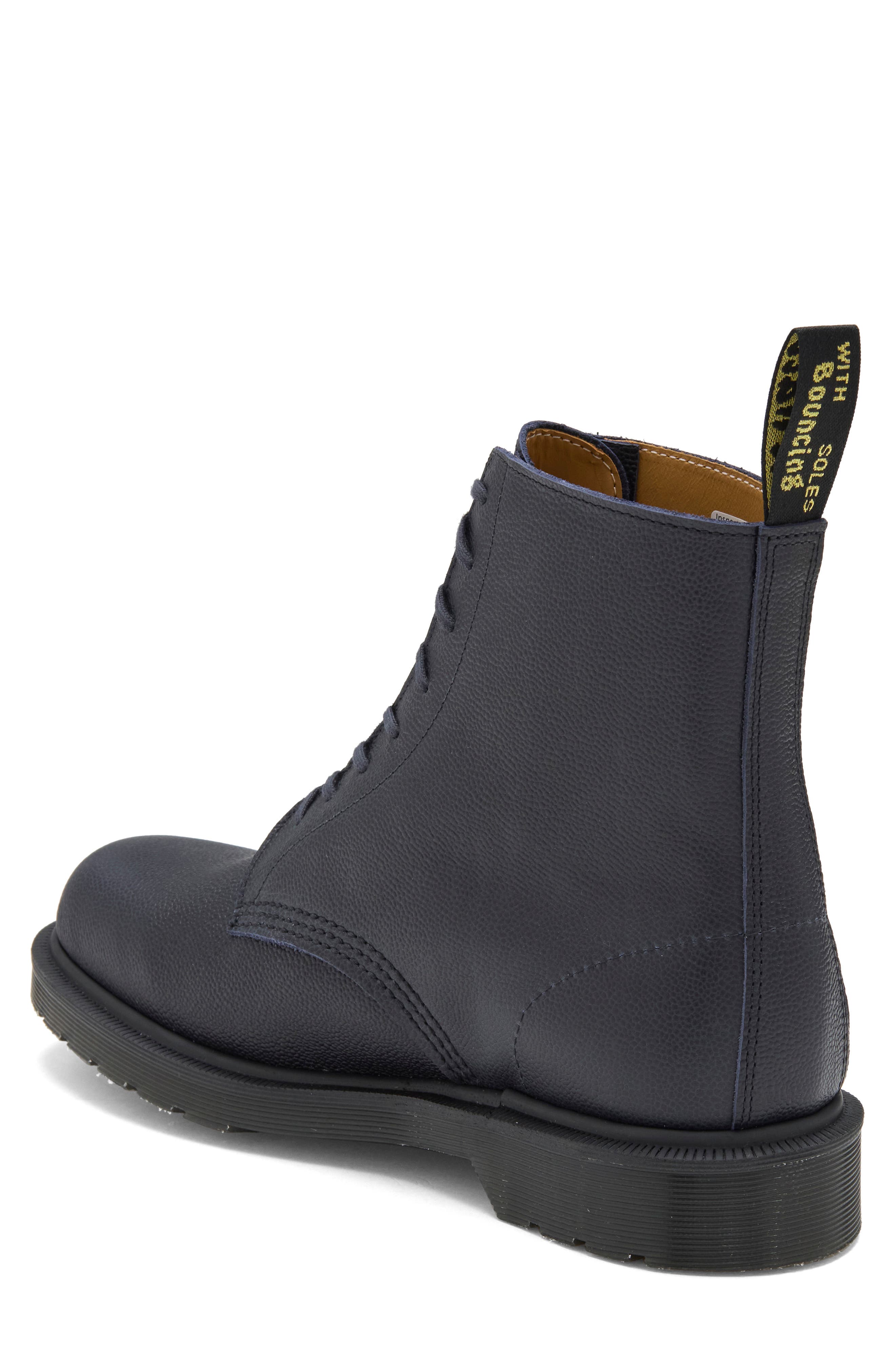 1460 Pascal 8-Eye Leather Boot, Alternate, color, NIGHT BLUE