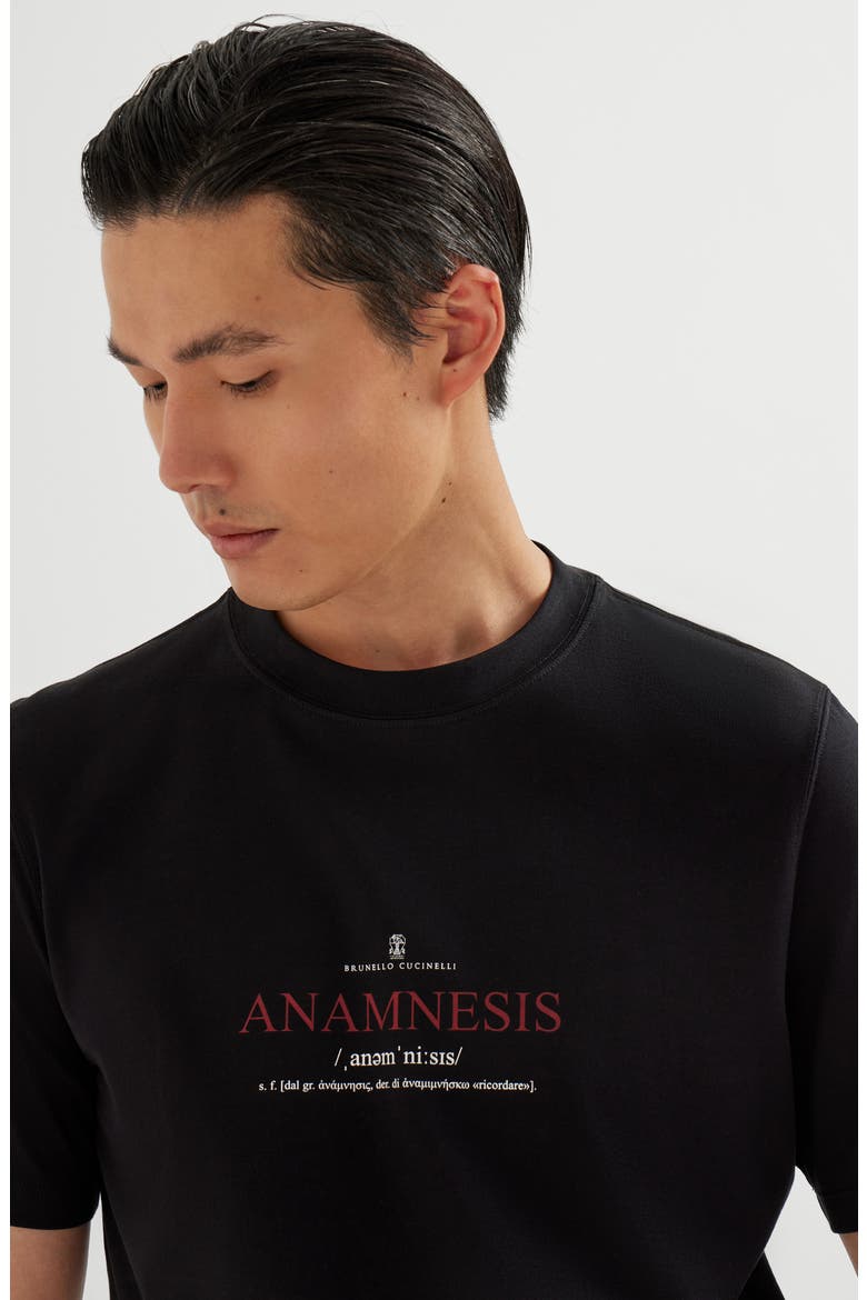 T-shirt with print, Alternate, color, Black