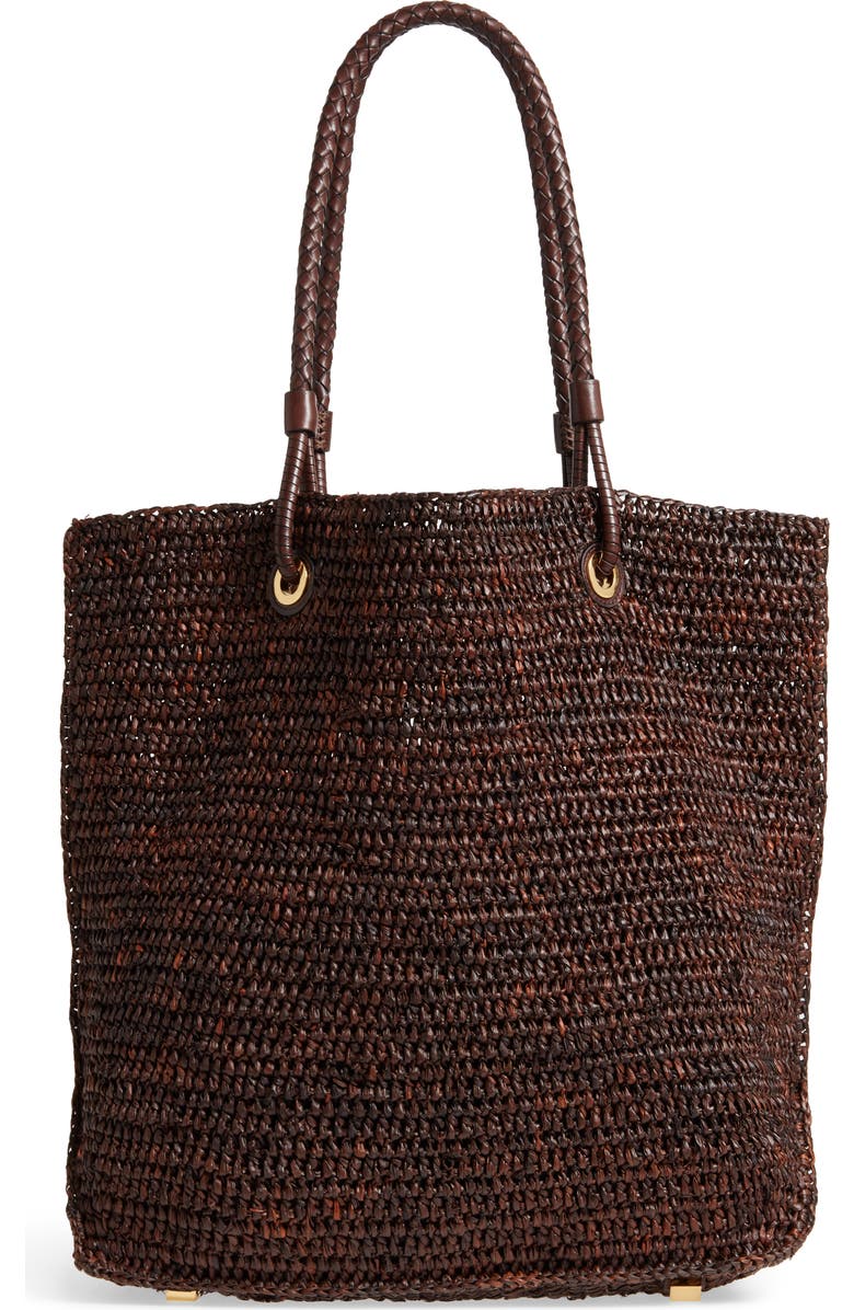 Michael Kors Skorpios Woven Raffia Tote, Alternate, color,