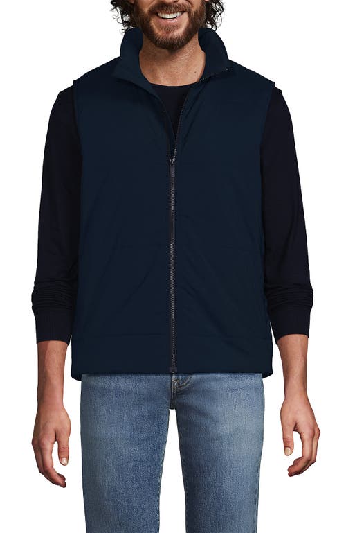 Lands' End Wanderfree Insulated Vest In Radiant Navy