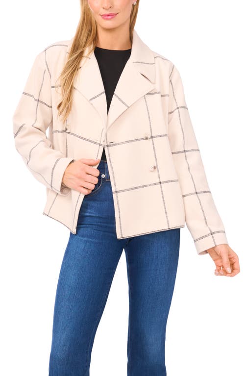 Halogenr Halogen(r) Oversize Double Breasted Jacket In Neutral