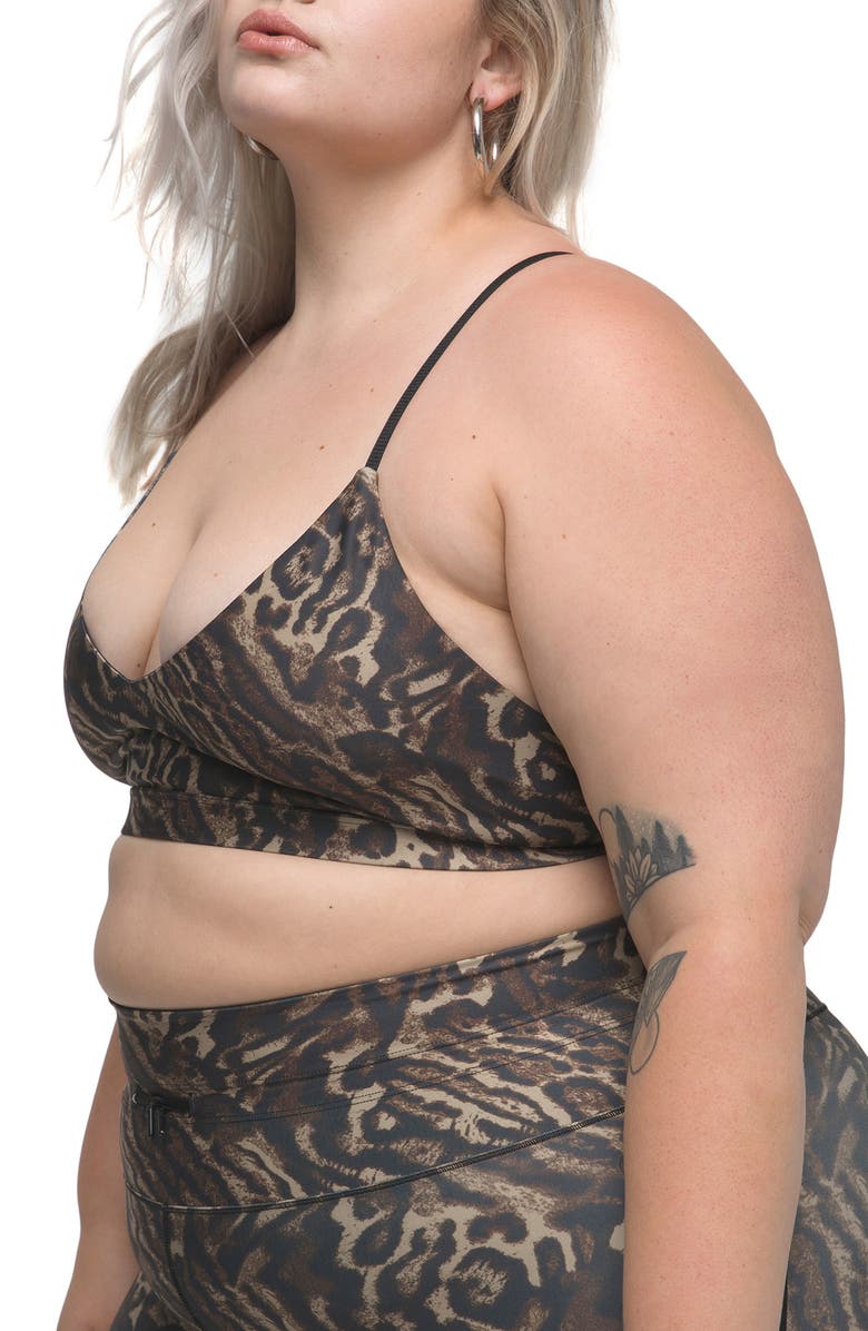 Good American Slim Racerback Bra, Alternate, color, 