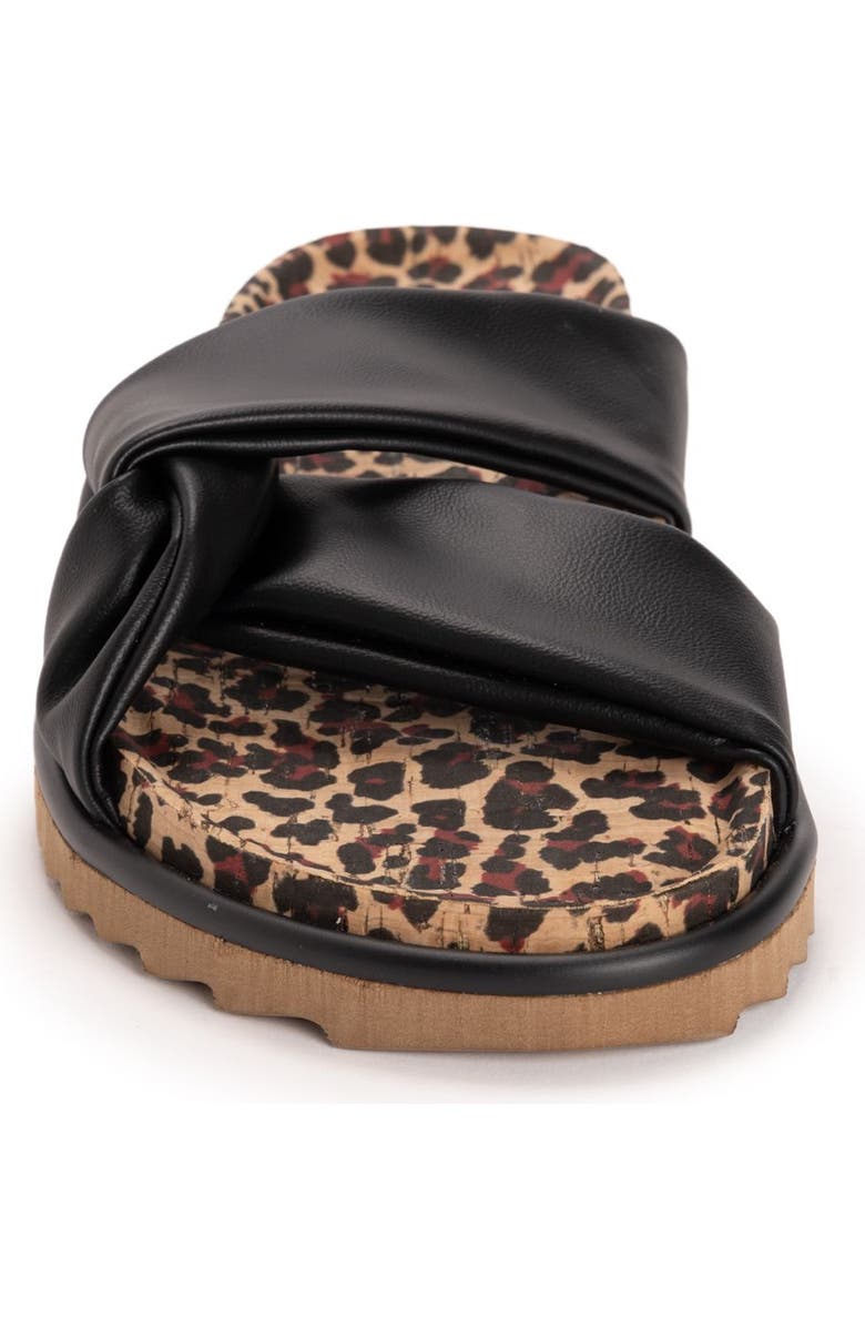 MUK LUKS Jazmine Sandal, Alternate, color, Black