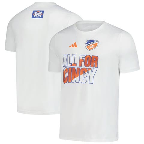 Men's adidas  White FC Cincinnati 2025 Jersey Hook AEROREADY T-Shirt