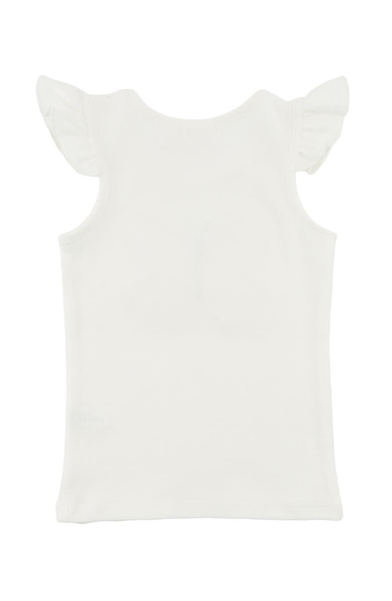 oh baby! Butterfly Pink/Pink Silver Tulle Flutter Tank, Alternate, color, Cream