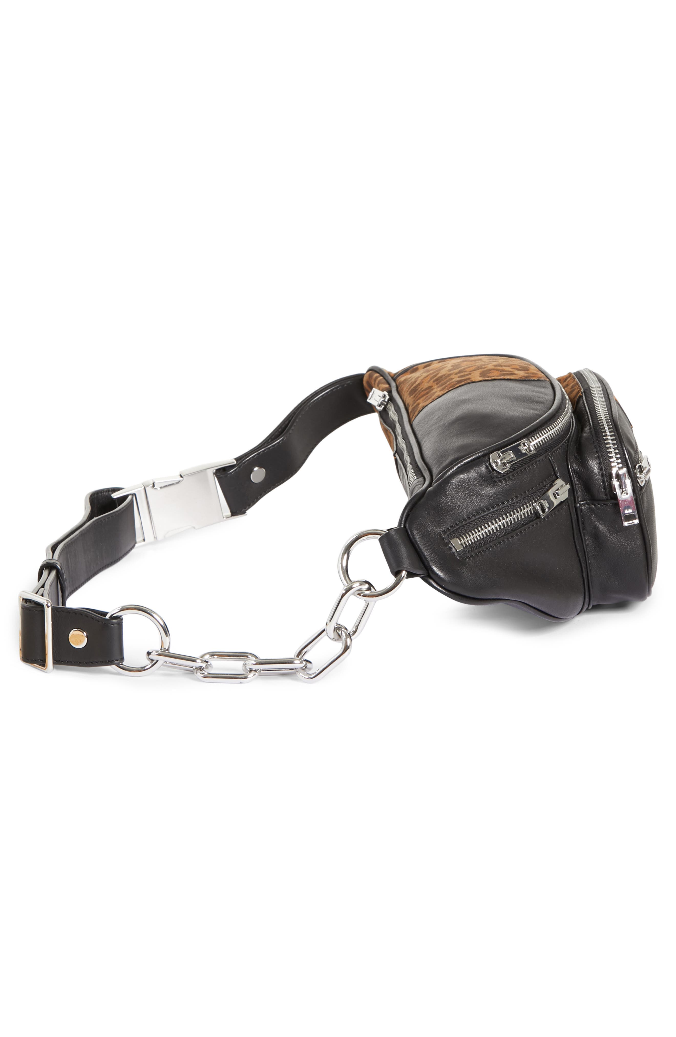 Alexander Wang Attica Leather Fanny Pack, Alternate, color, 