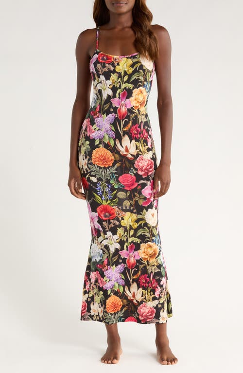 Kilo Brava Floral Jersey Nightgown In Multi