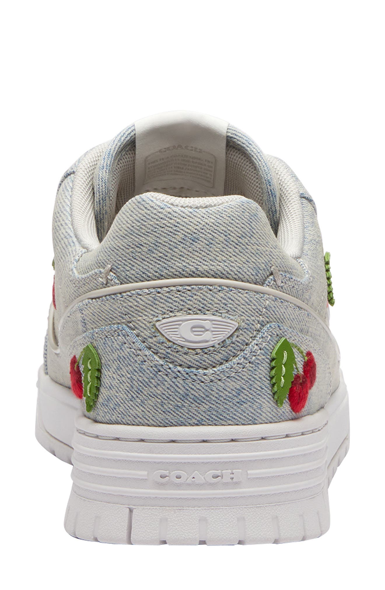 COACH Soho Denim Cherries Sneaker, Alternate, color, 